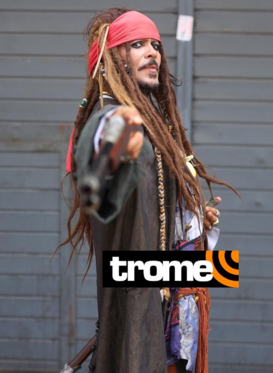 El Jack Sparrow peruano acapara miradas dentro y fuera del Perú. Foto: Antonio Melgarejo/Trome.
