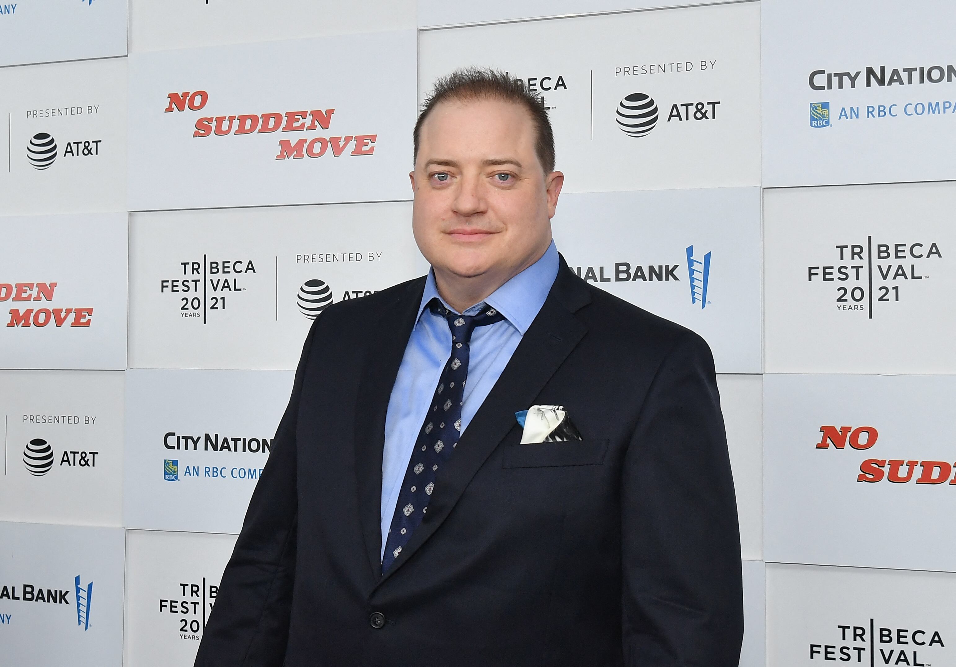 Brendan Fraser en el Festival de Cine de Tribeca (Foto: AFP)