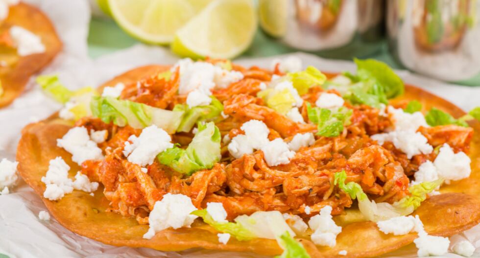 Tinga de pollo.