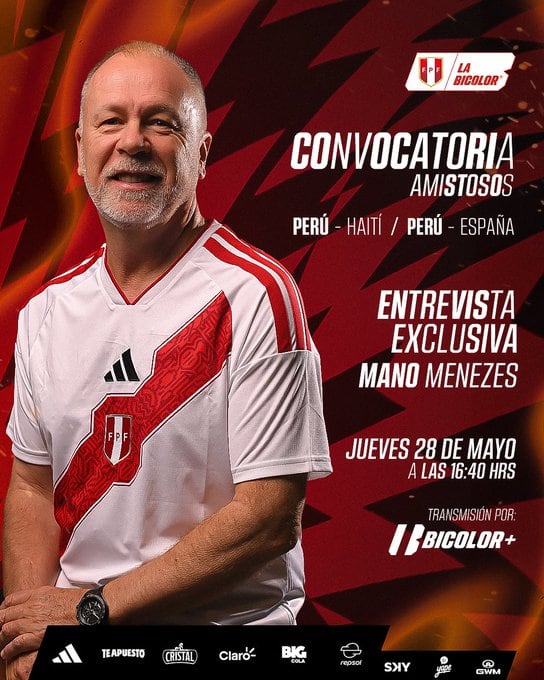 Mano Menezes entregará lista de convocados esta tarde (@LaBicolor)