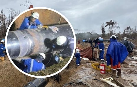 ¡Ya viene el gas! Confirman que terminaron de soldar el ducto para comenzar con la inyección de combustib...