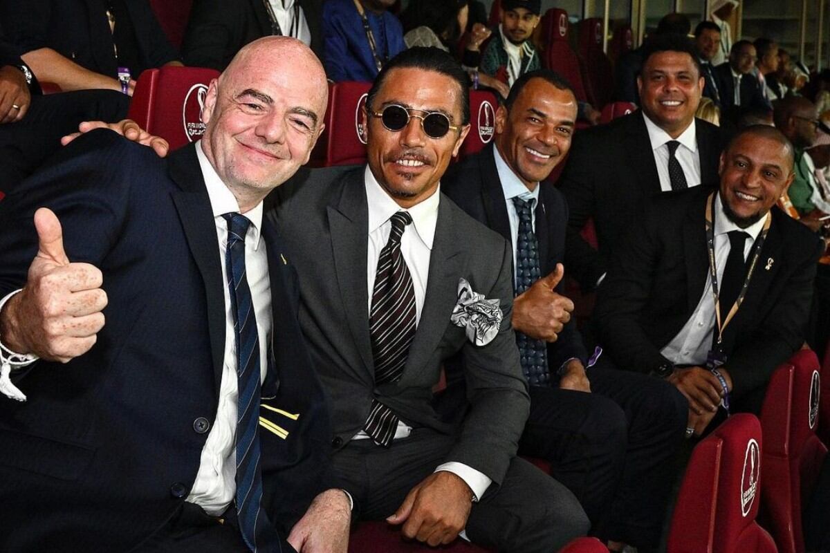 Salt Bae tiene una amistad con el presidente de la FIFA, Gianni Infantino. (Foto: nusr_et | Instagram)