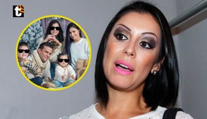 Karla Tarazona preocupada por los hijos de Christian Domínguez: “Ya ven redes sociales, son unas criaturas y debo cuidar a mi hijo”