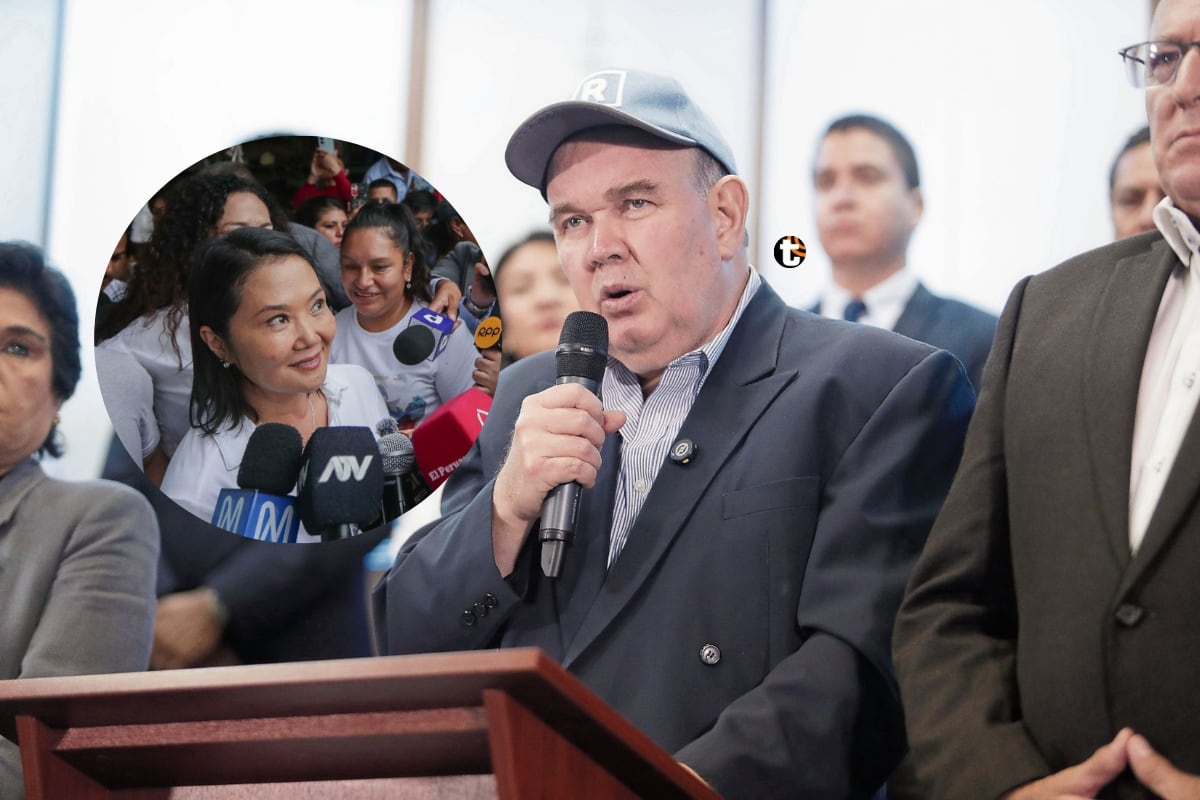 Rafael López Aliaga anunció respaldo a Keiko Fujimori para la segunda vuelta