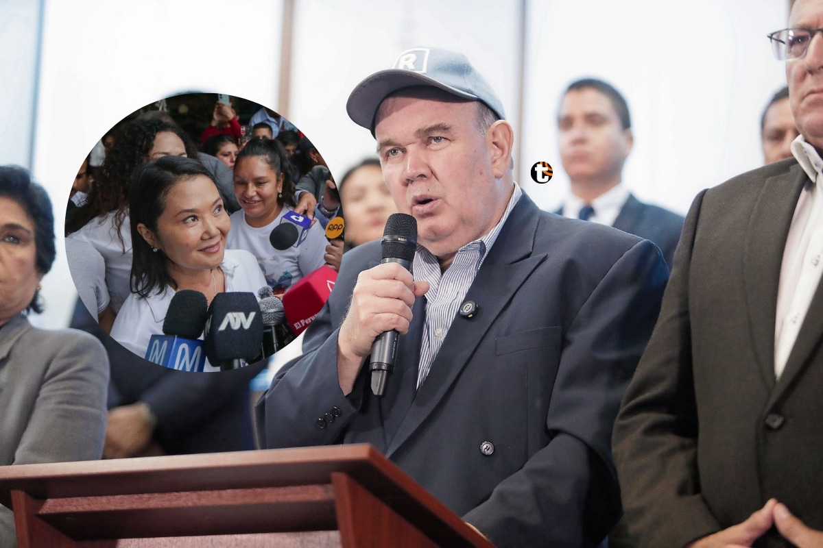 Rafael López Aliaga anunció respaldo a Keiko Fujimori para la segunda vuelta