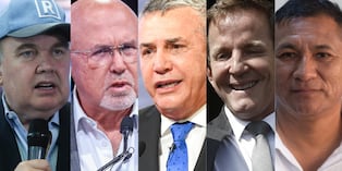 Rafael López Aliaga, Carlos Bruce, Daniel Urresti, Francis Allison y Samuel Daza
