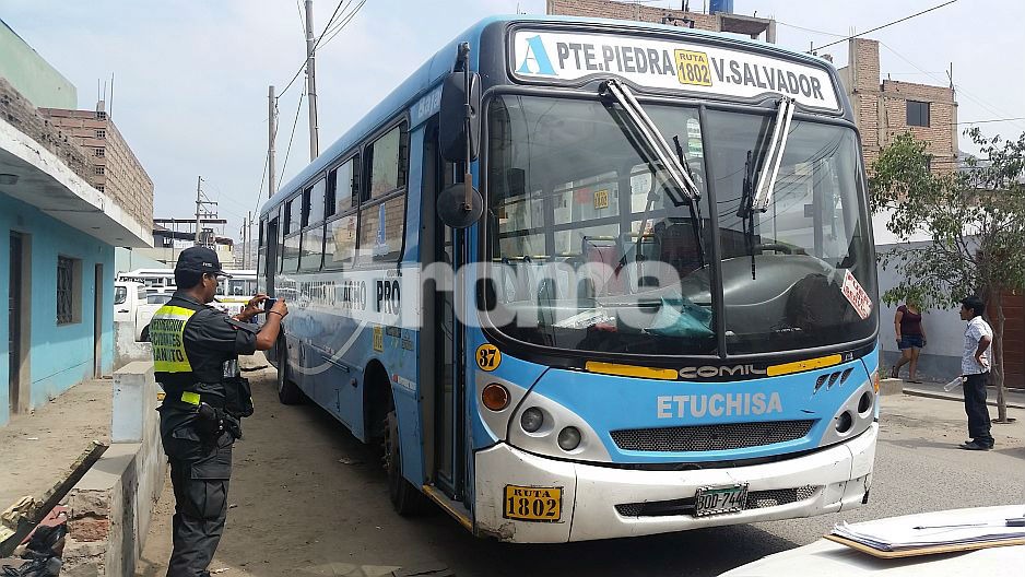 Villa El Salvador: Bus de 'Los Chinos' atropelló a una anciano.