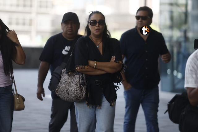 Mariela Zanetti también fue a despedirse de Manolo Rojas. ( César Campos @photo.gec)