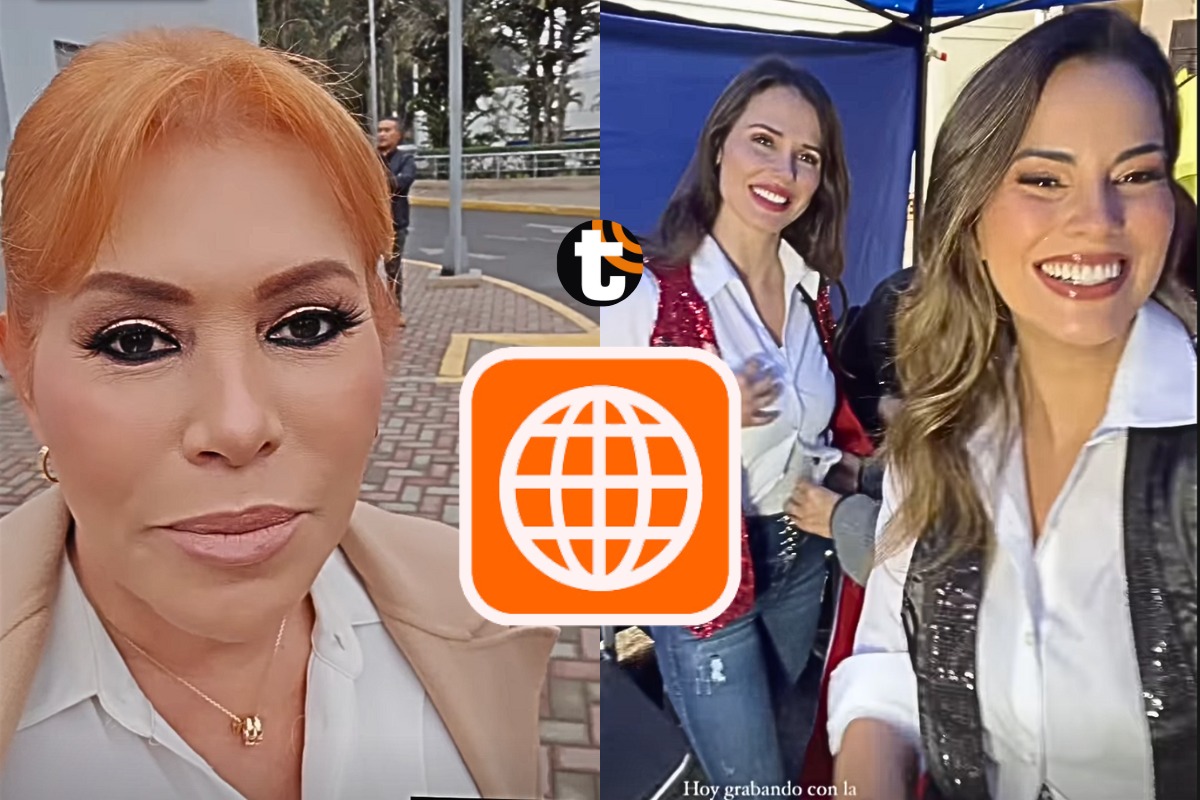 Magaly Medina y Maju Mantilla en América TV. (Foto: Instagram)