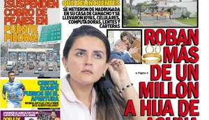 ROBAN MÁS DE UN MILLÓN A HIJA DE ACUÑA