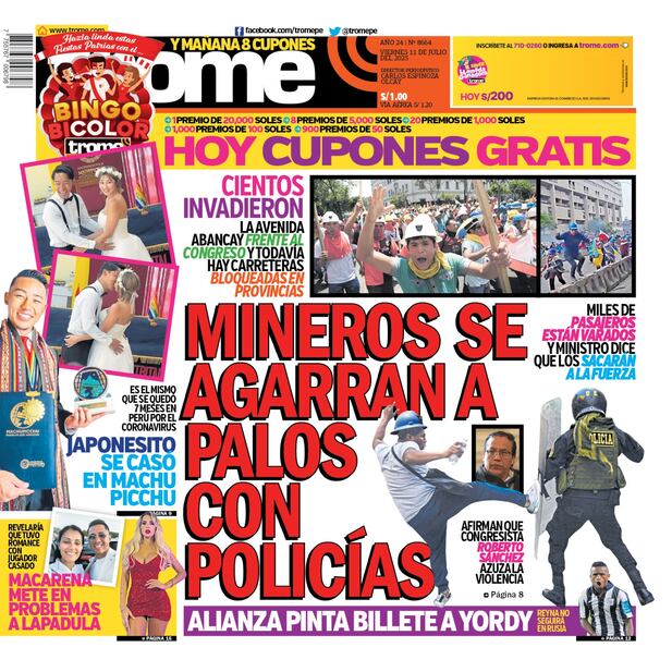 Portada Trome