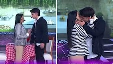 Onelia Molina y Kevin Díaz se besan en pleno reto de “Esto es guerra”