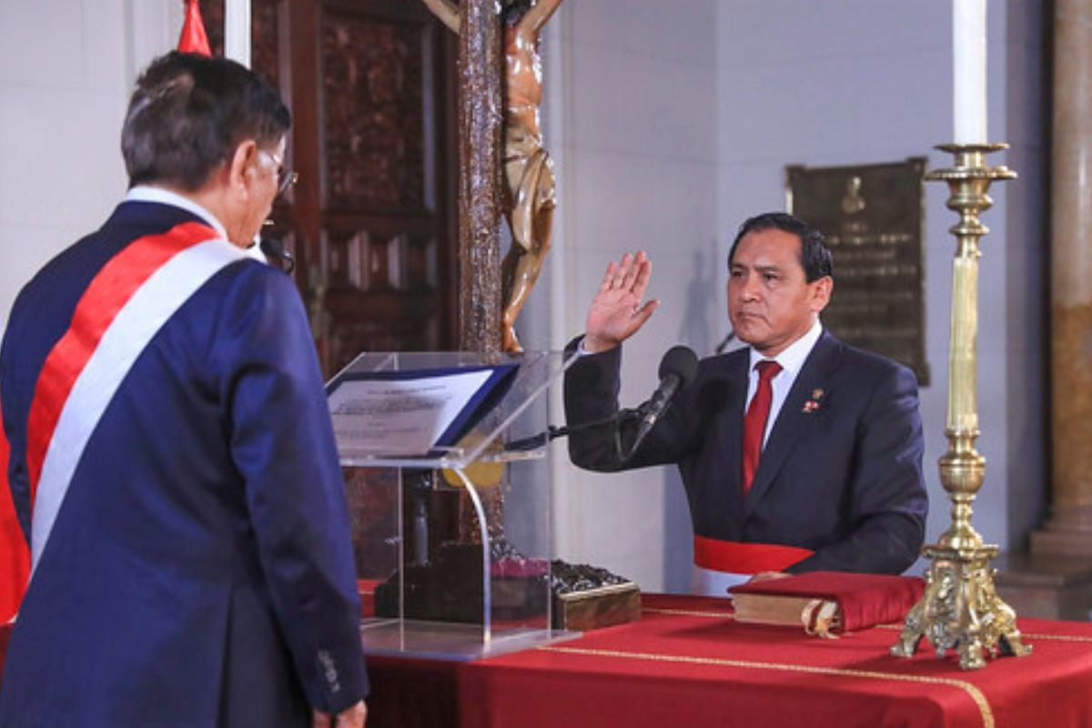 Flavio Cruz juró como ministro de Trabajo y Promoción de Empleo. (Foto: Presidencia de la República)