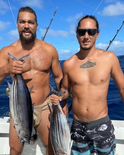 El actor decidió ir de pesca y publicó curiosa postal que llamó la atención (Foto: Jason Momoa/ Instagram)