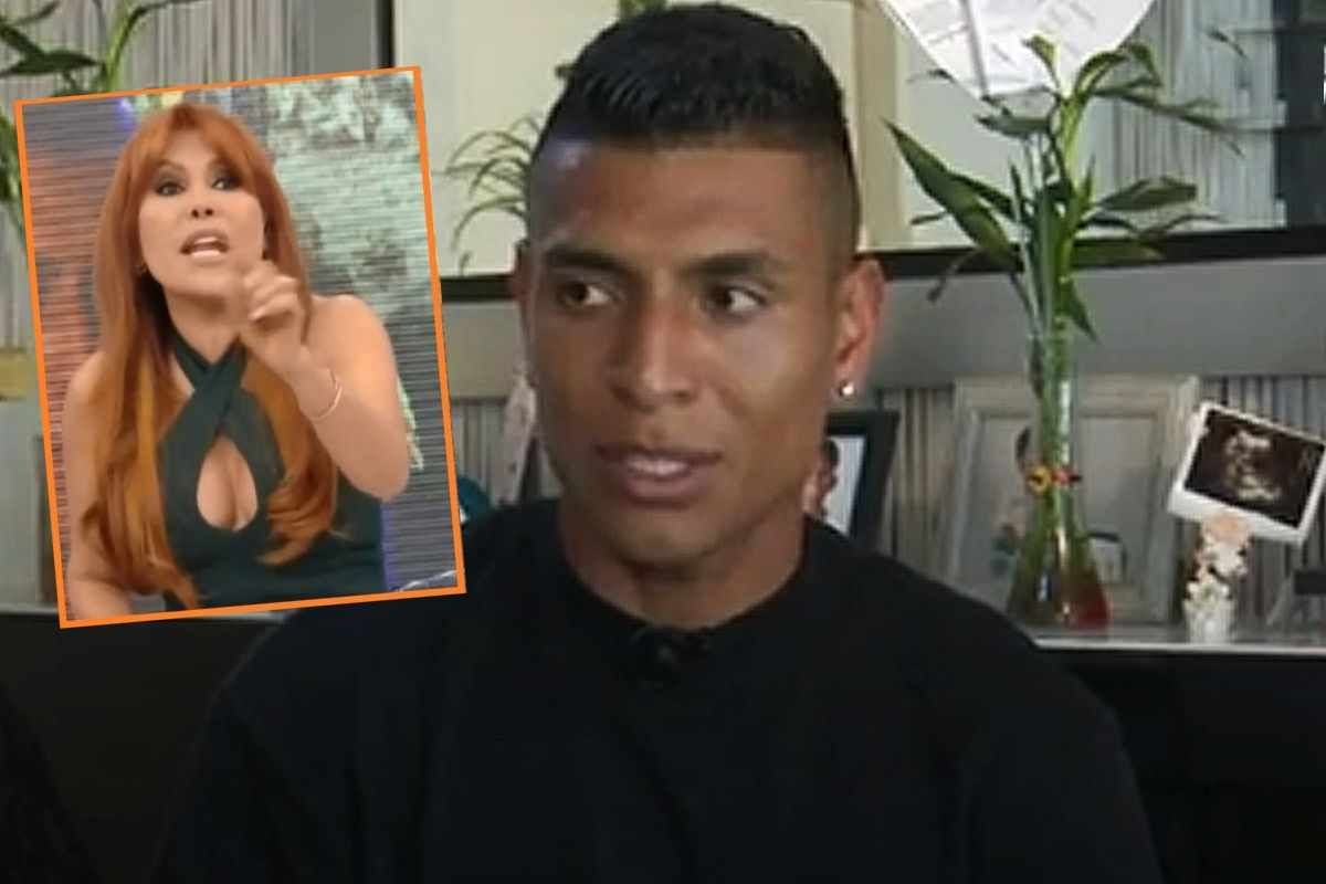 Magaly Medina en tensa entrevista con Paolo Hurtado. (Captura ATV)