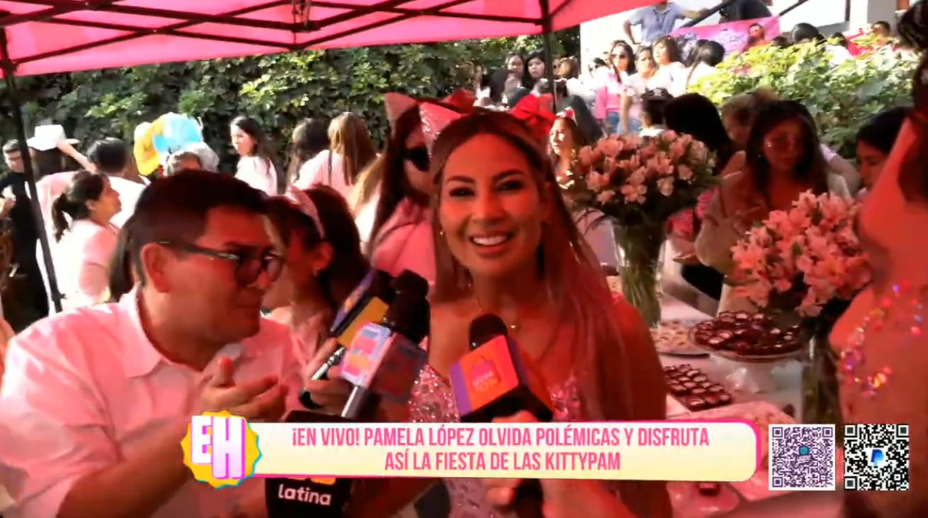 Pamela López evita responder a Pati Lorena.