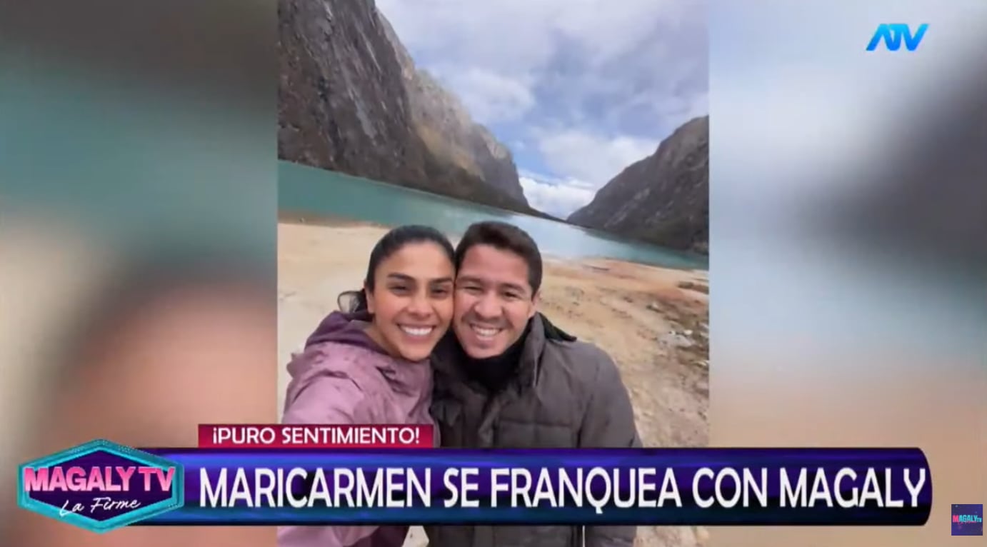 Maricarmen Marin tiene 12 años de relación con el productor Sebastián Martins.