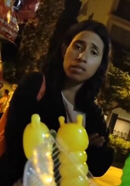 Mujer pidió cupo de 35 soles a ambulante.