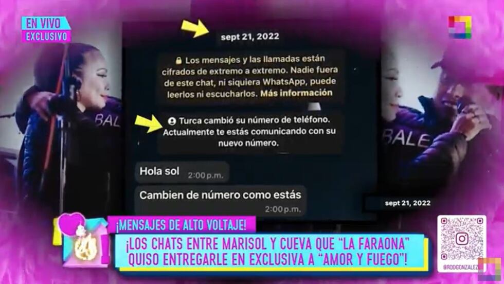 Marisol grabó como 'Turca' a Christian Cueva