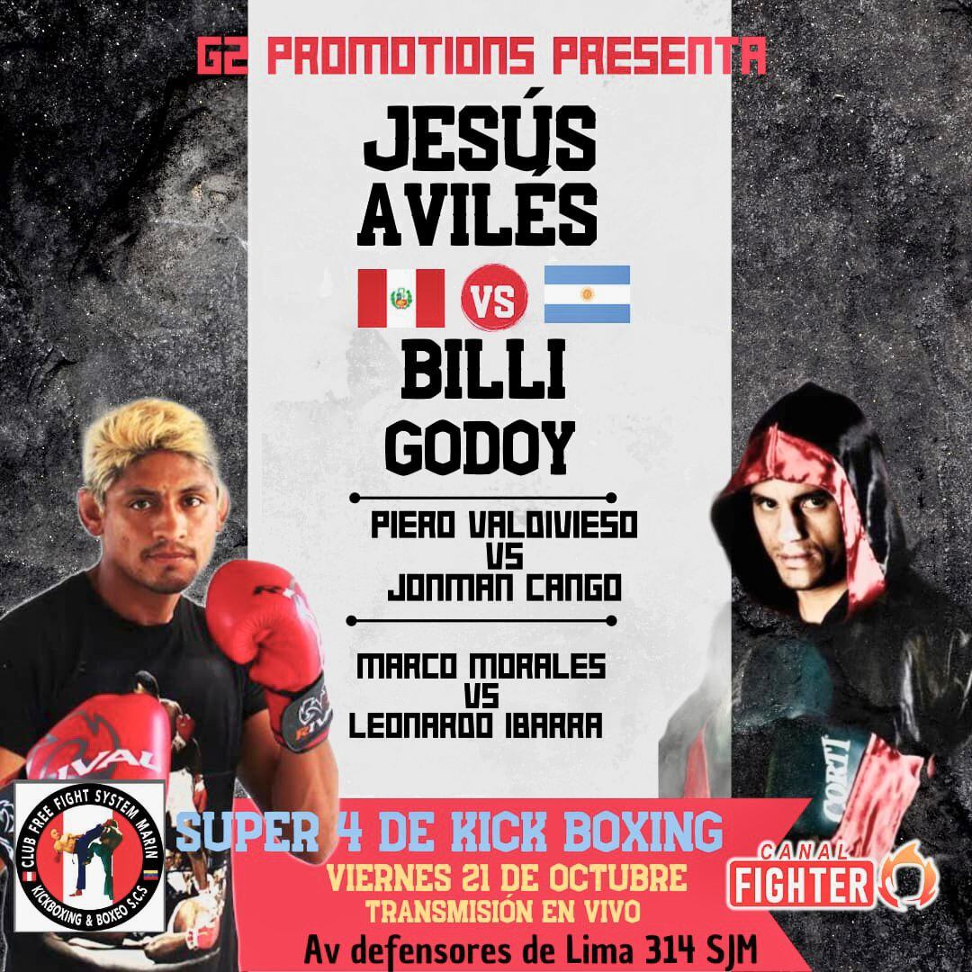 Jornada de boxeo internacional en San Juan de Miraflores.