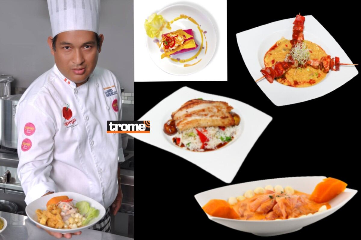 Chef Carlos de Entre las redes comparte receta y presenta varios platillos para encantar a mamá y toda la familia. (Isabel Medina / Trome)