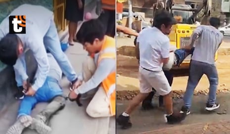 ¡Sus compañeros le salvaron la vida! Obrero sobrevive a brutal ataque a balazos en plena obra municipal e...