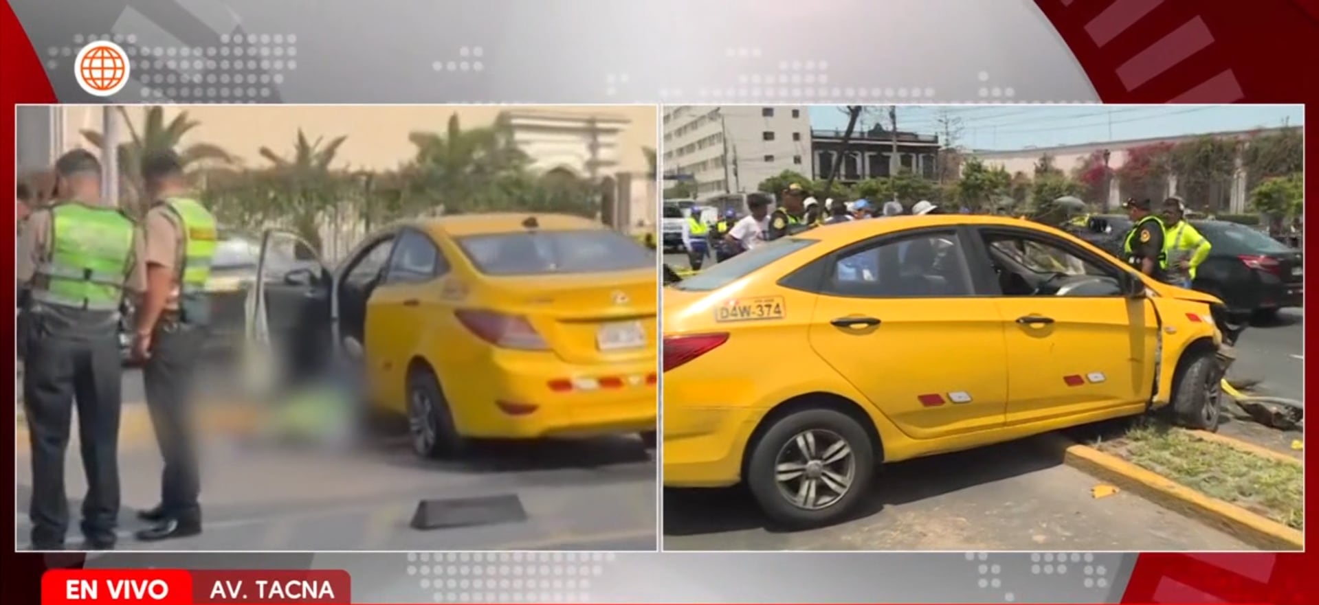 Dos autos se estrellan y un hombre termina muerto. (América Noticias)