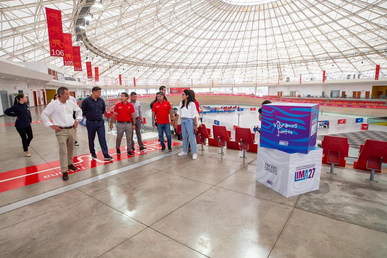 Presidente de Panam Sports destacó las infraestructura en la Videna. (Foto: IPD)