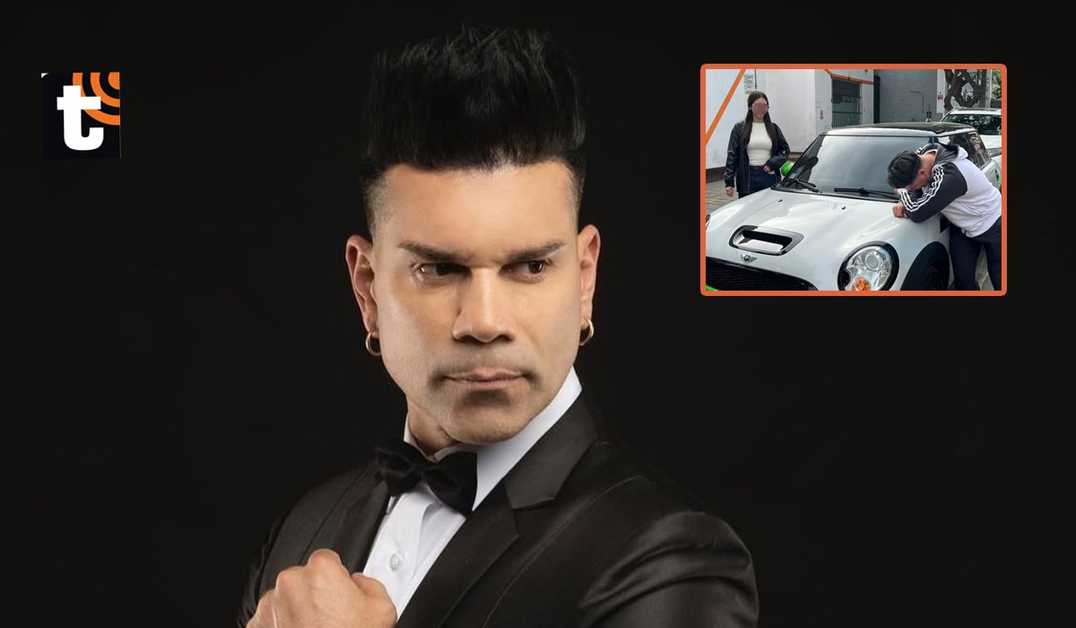 Tomate Barraza usó su cuenta de Instagram para compartir el especial momento familiar. En la publicación, ambos posan sonrientes al lado del vehículo.