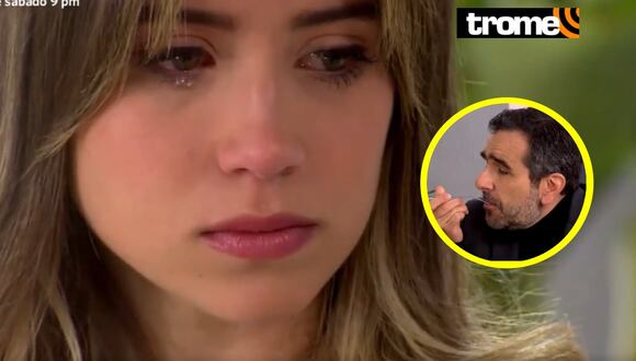 Alessia llora por culpa de su padre Diego Montalván