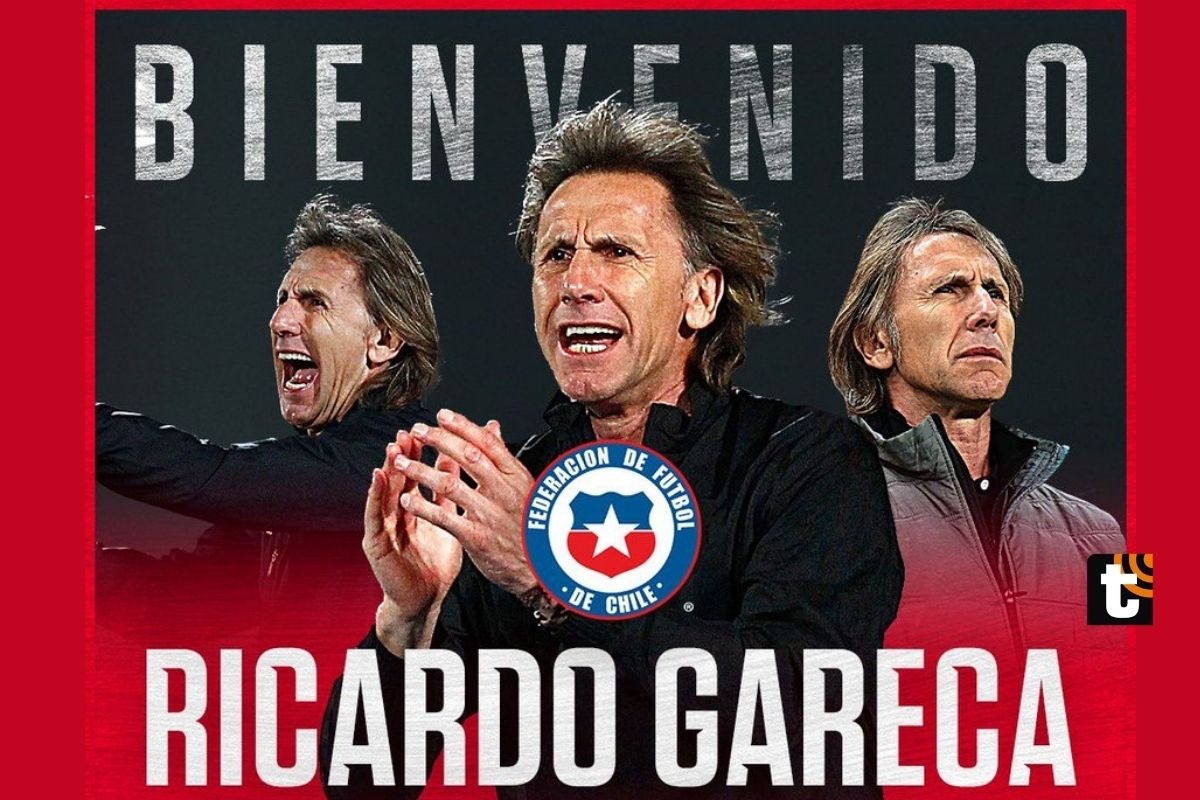 Ricardo Gareca recibe la bienvenida de la selección chilena (@laroja)