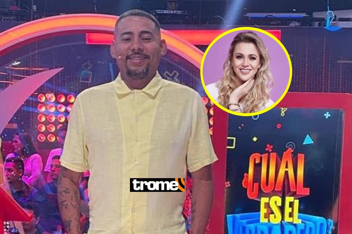 Abel Lobatón le tiró maicito a Ducelia en ‘¿Cuál es el verdadero?’ Foto: Difusión
