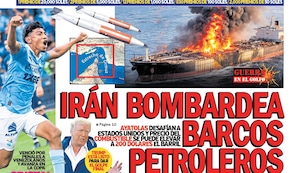 IRÁN BOMBARDEA BARCOS PETROLEROS