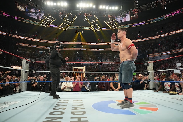 John Cena brindó una gran presentación en su lucha de retiro. (WWE Corp)