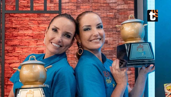 Hermanas Marisol y Celine Aguirre ganaron esta temporada de El Gran Chef Famosos x 2. (Difusión)