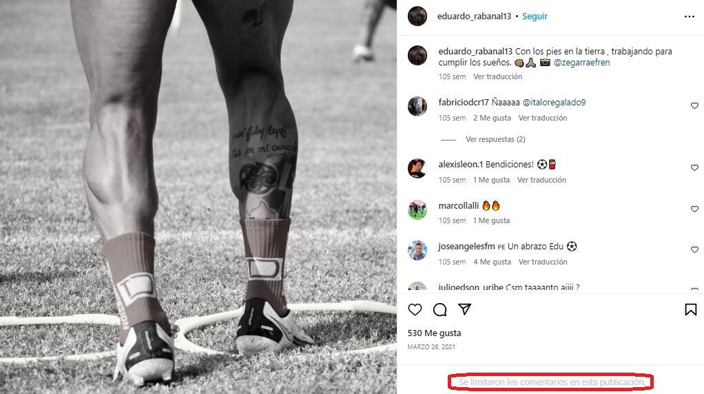 Eduardo Rabanal cierra comentarios en Instagram tras revelaciones de bailarina. (Foto: Composición)