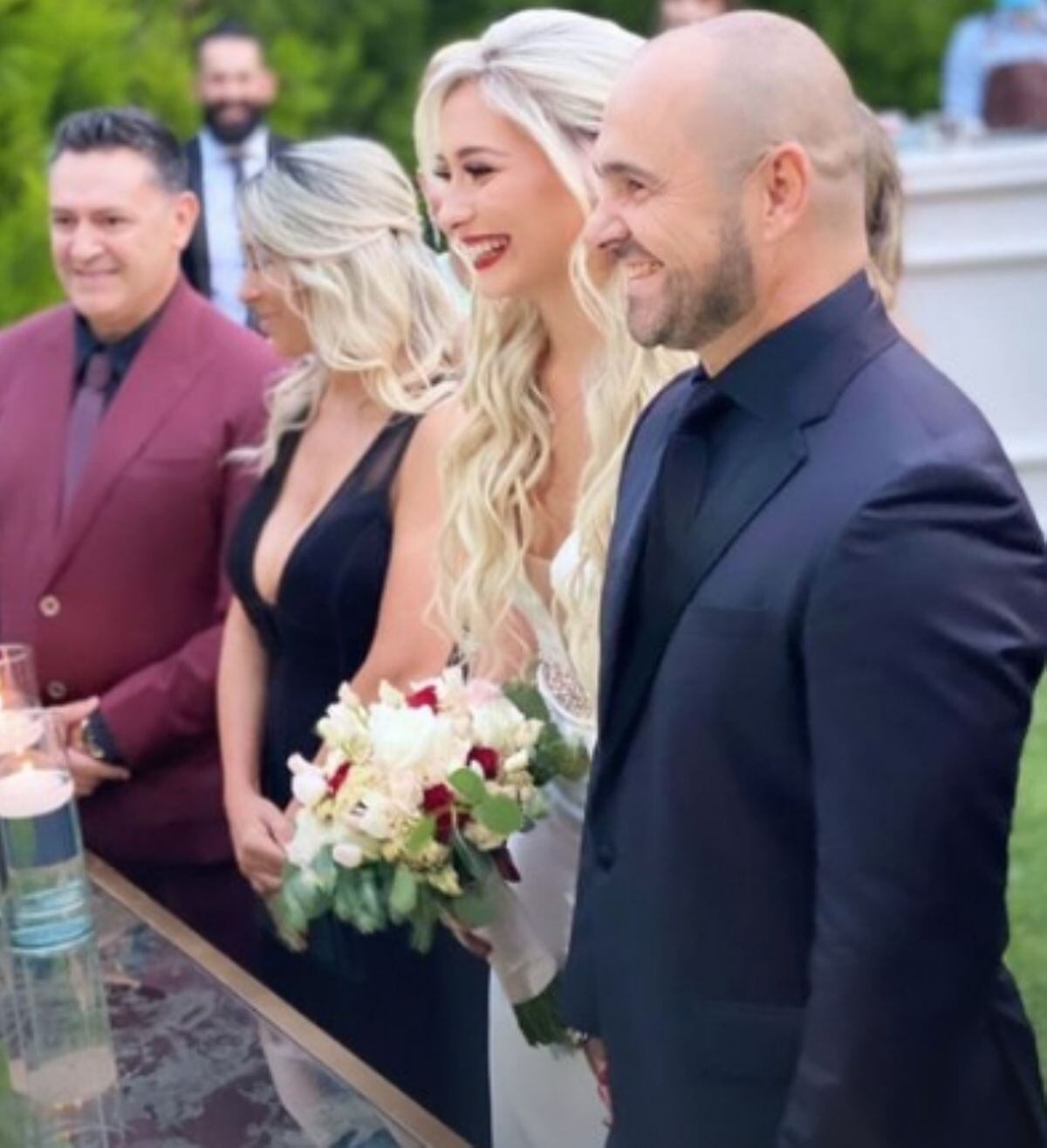 La pareja antes de darse el sí. (Foto: Issa Vegas / Instagram)