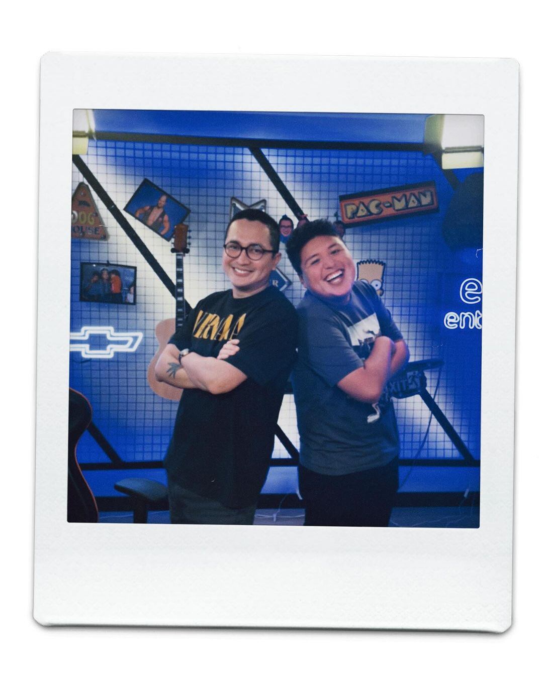 Carlos Orozco y el Chavo de Ouke. Foto: Instagram | Carlos Orozco