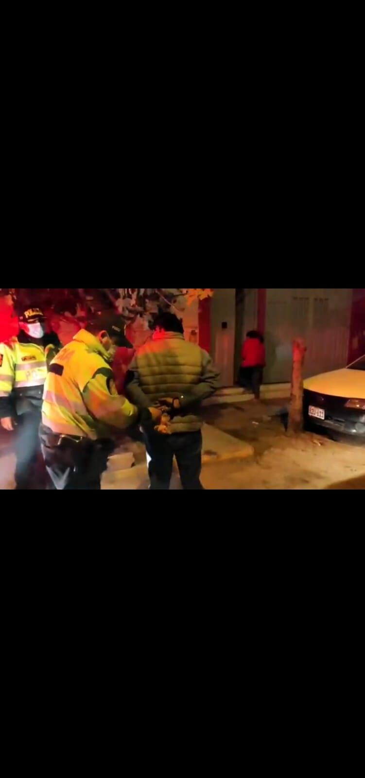 Tras la intervención, sujetos fueron trasladados a la comisaría de 'La Pascana' para las investigaciones.