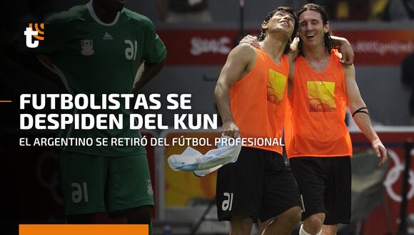 El Kun se retira: así se despide el mundo del fútbol en redes sociales