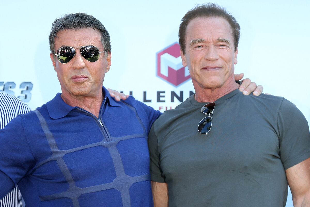 El evento también pondrá a la venta un cuadro pintado por la leyenda del cine Sylvester Stallone (Foto: Loic Venance / AFP)