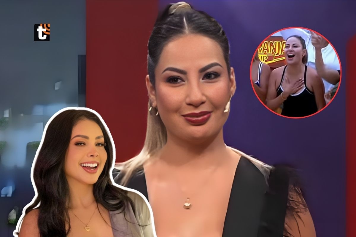 Pamela López soprende al cantar y bailar al ritmo de Franco.