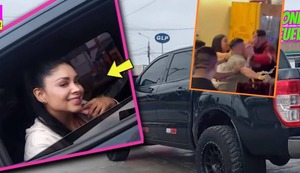Bronca en concierto de Pamela Franco en Piura y ella se retira en camioneta a nombre de Cueva y Pamela López