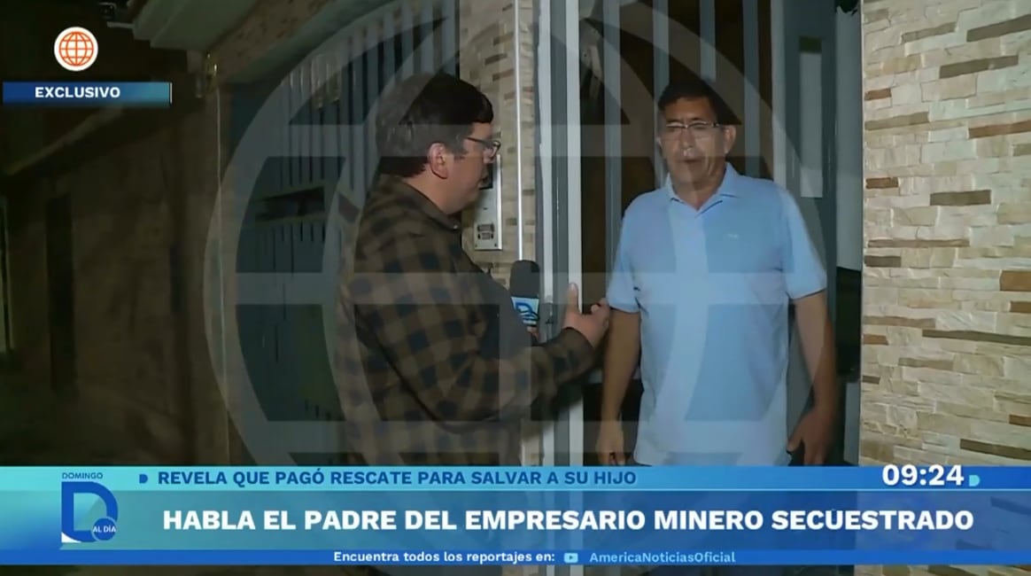 Padre de Jenss Lara revela que pagó por el rescate de su hijo tras secuestro en Trujillo, pero no dijo el monto.