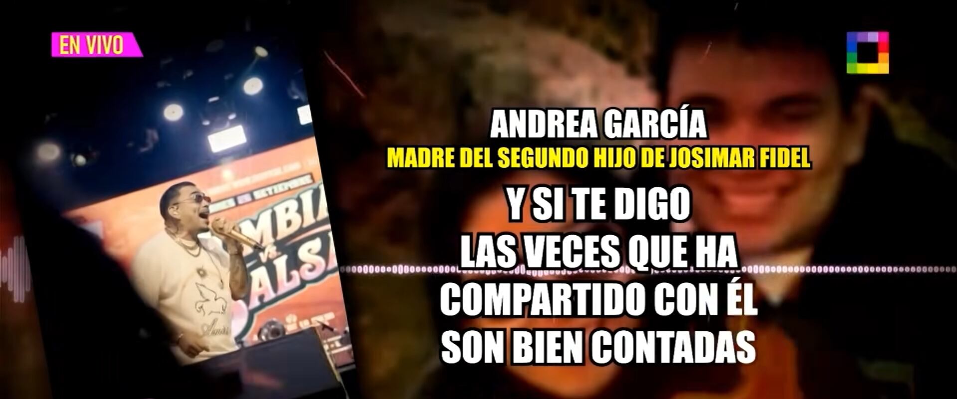 Expareja del salsero expone que le debe 2 meses de pensión. (Fuente: Willax)