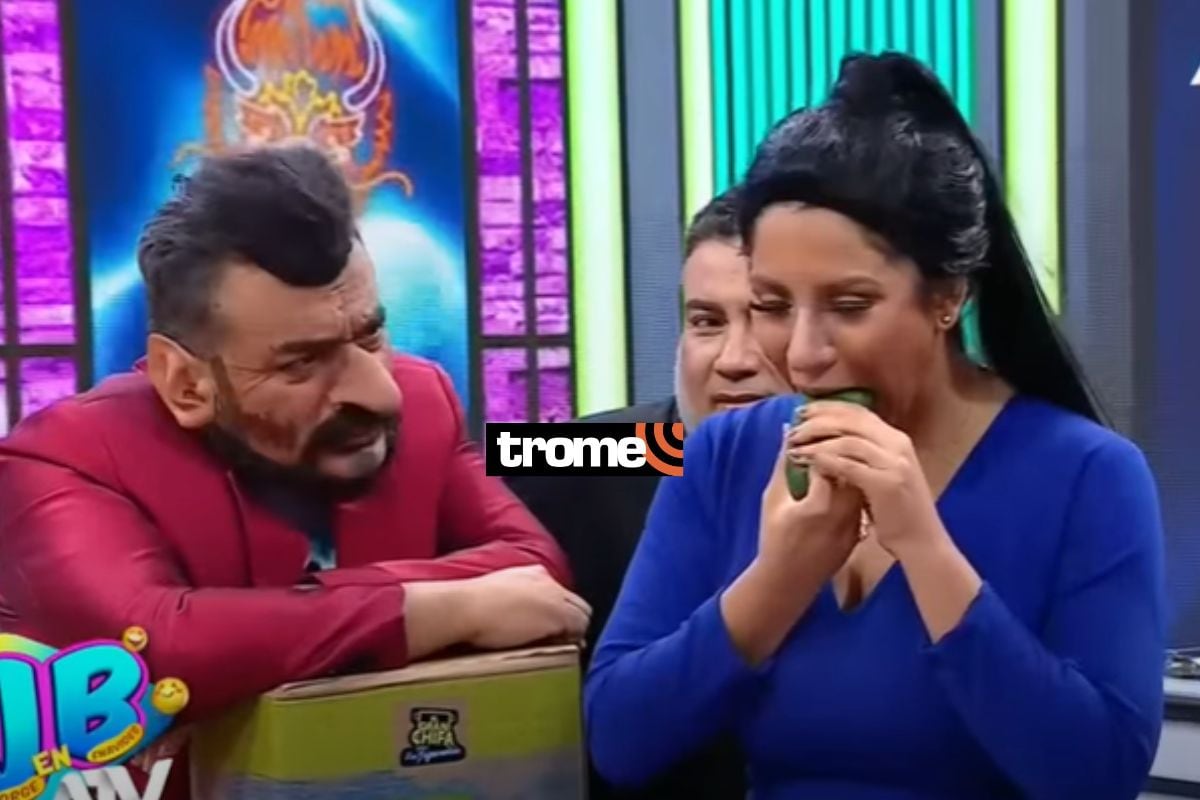Gabriela Serpa se introdujo todo pepino a la boca y JB la cuadra