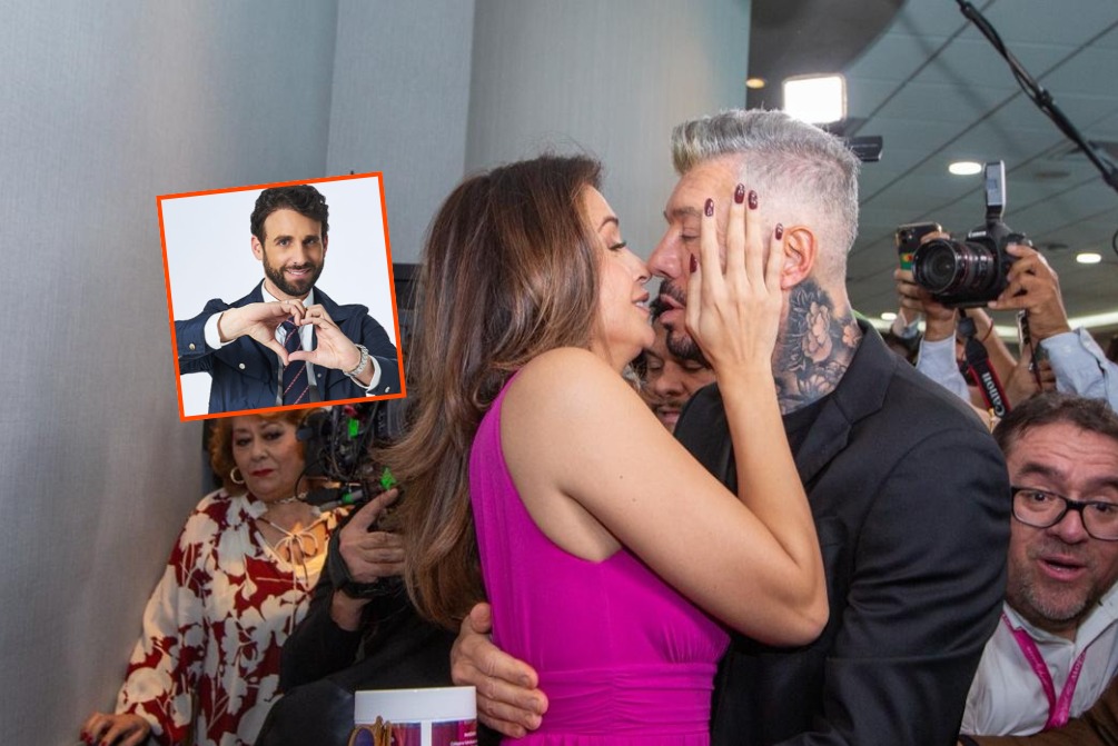 Rodrigo González echa flores de Milett Figueroa.