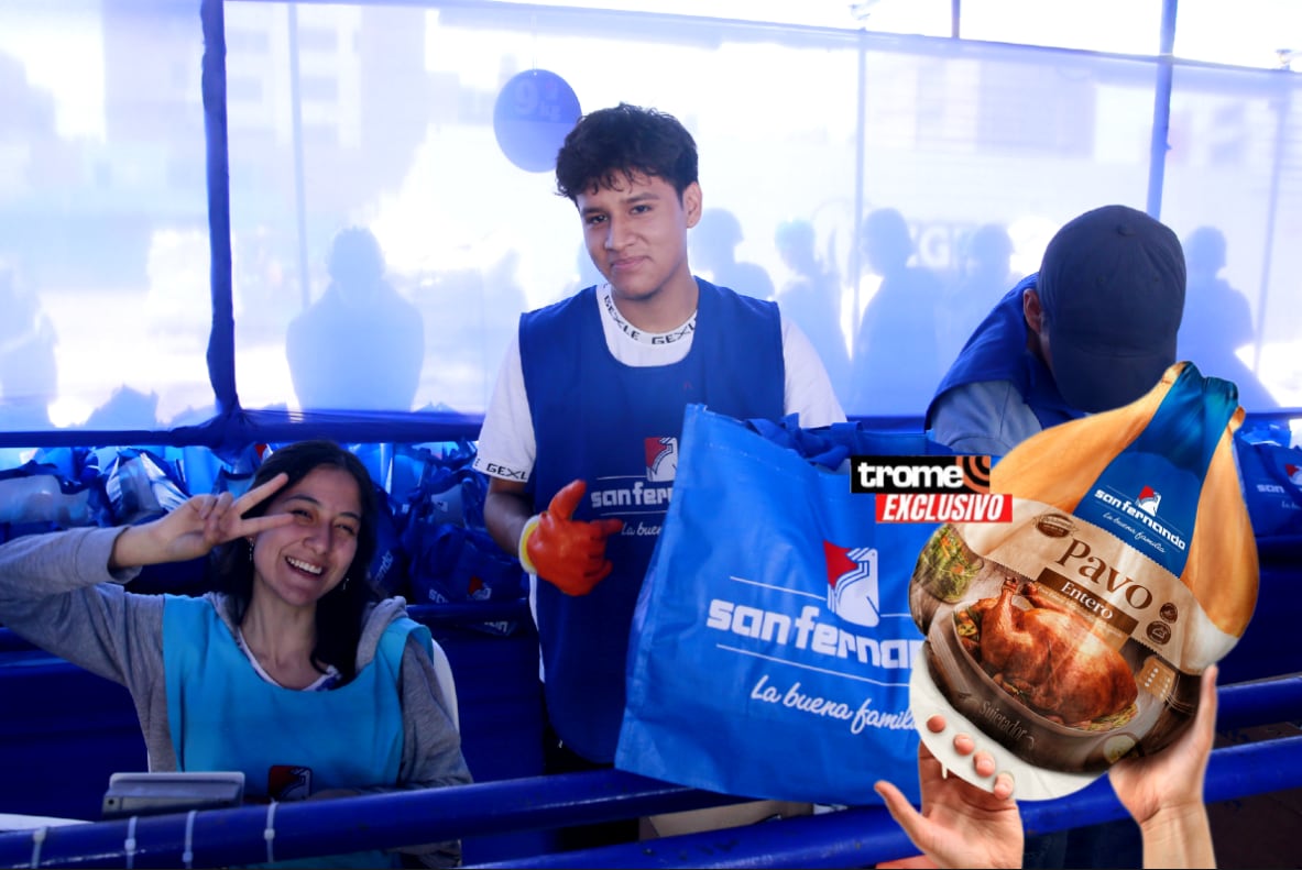 Abrieron las paviferias, para canjear vales físicos y digitales de pavo y de cerdo. Mira dónde, los horarios y tipos de vales. (Entrevista: Isabel Medina / Foto: Allengino Quintana / Trome),