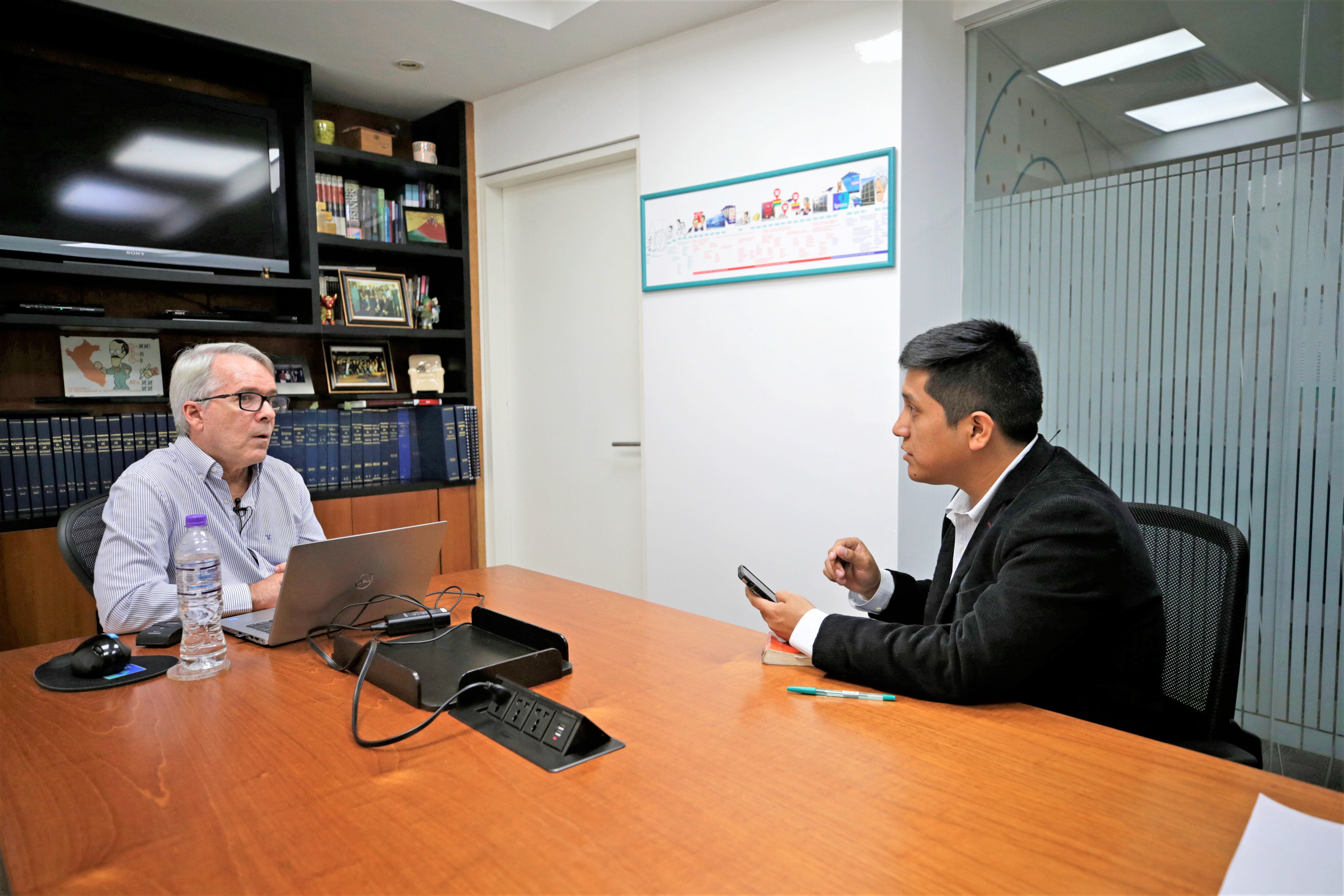 Torres sobre Keiko: "En el Perú nunca se puede descartar ninguna opción". (Foto: César Bueno)
