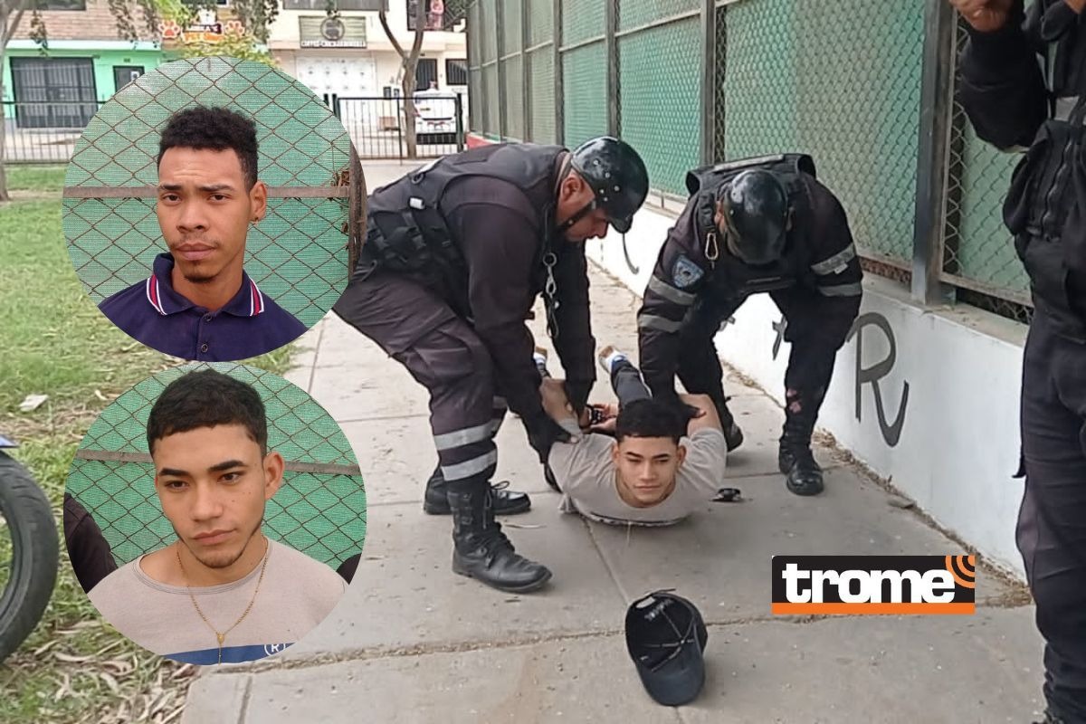 'Los Maracuchos' fueron capturados en parque tras unas persecución de Los Olivos a San Martín de Porres.